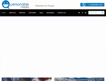 Tablet Screenshot of personablemedia.com